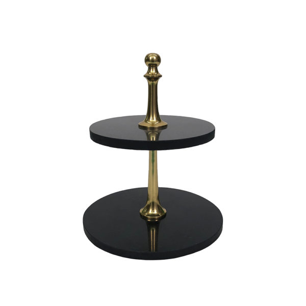 0010013 - 2-Tier Macaroon Stand