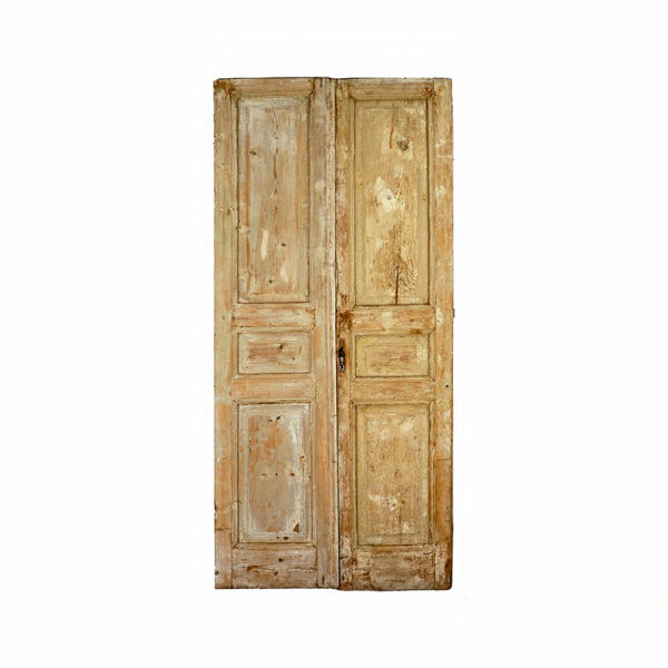 0010037 - Egyptian Stripped Pine Door Pair