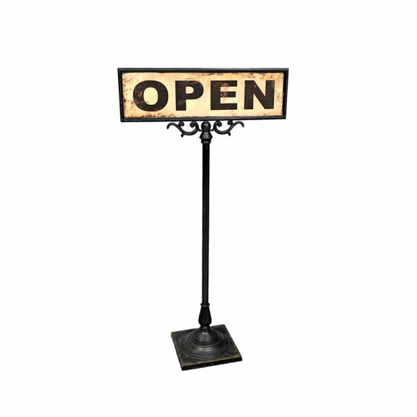 0020015 - Open/Closed Sign On Stand