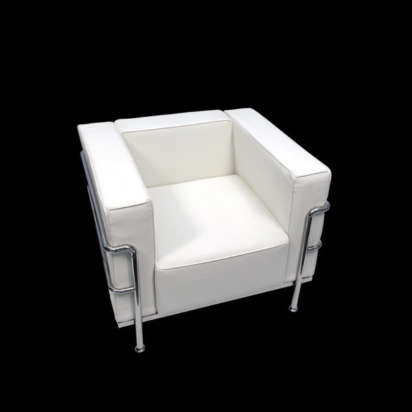 0030001 - Modern White Armchair
