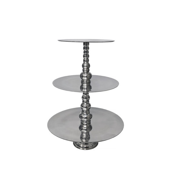 0050001 - 3-Tier Aluminum Cake Stand