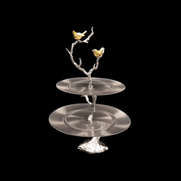 0110006 - 2-Tier Atellier Plate Clear