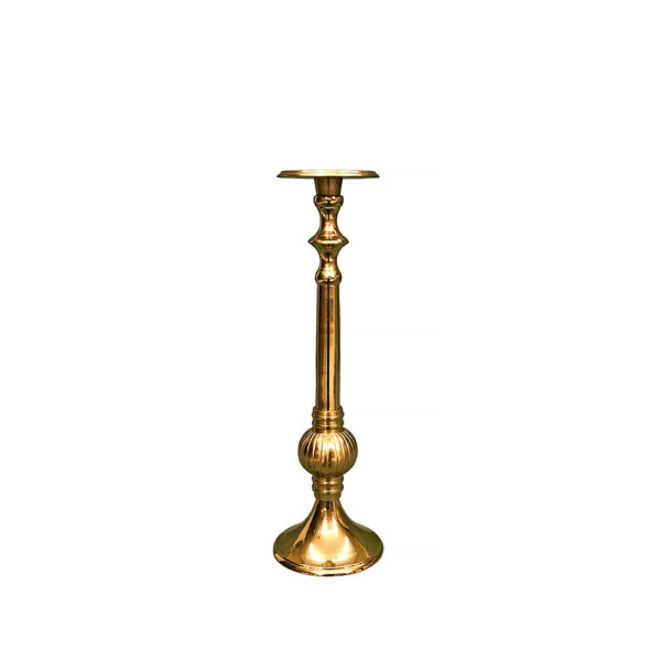 0110010 - Gold Candle Holder