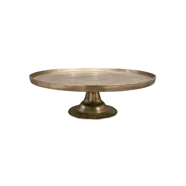 0270006 - Antique Gold Plate On Base