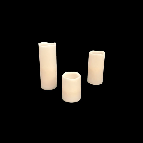0290012.0 - LED Flameless Candle Set w/ Remote Control - S/3