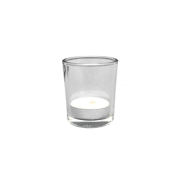 0290016 - Votive Glass w/ Tea Candle