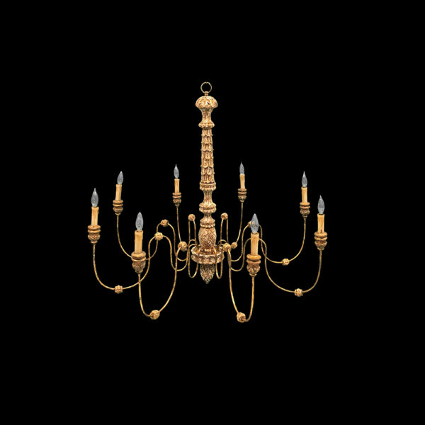0360002 - Gold Rustic Lena Chandelier