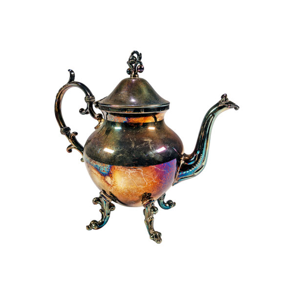 9990015 - Medium Antique Metal Teapot