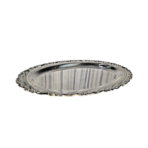 9990025 - Oval Polished Silver Tray