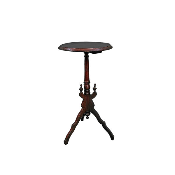 9990044 - Antique Gothic Round Side Table/Plant Stand