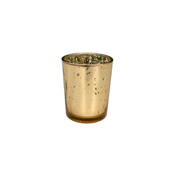 9990277 - Votive Speckled Gold Glass
