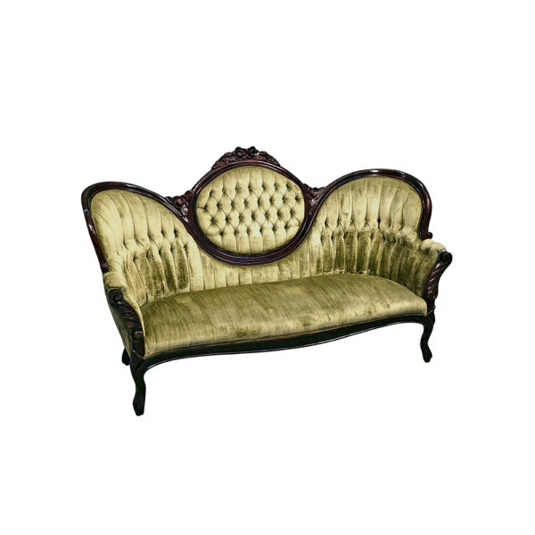 9990142 - Antique Green Sofa