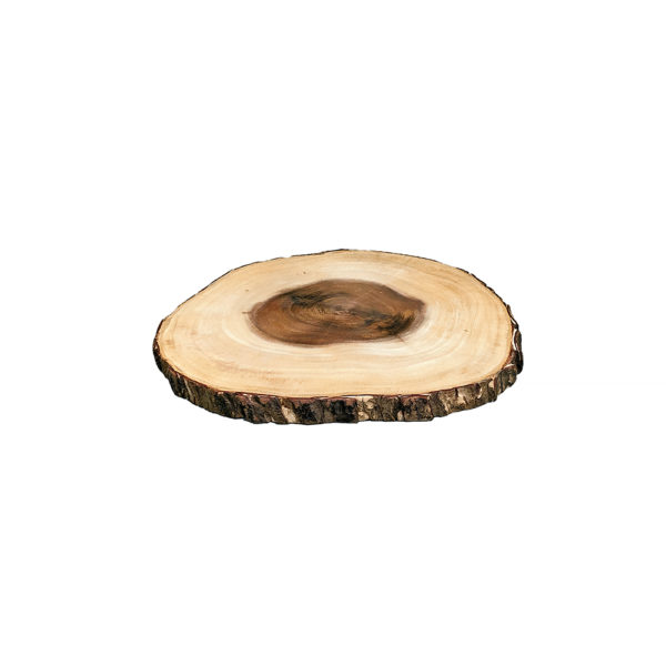 9990210 - Round Wood Slab Buffet Piece