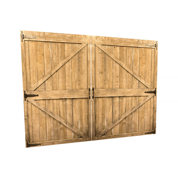 0690016 - Rustic Barn Door (Pair)