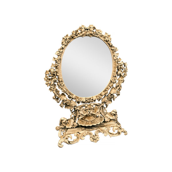 9990185 - Vintage White Vanity Mirror