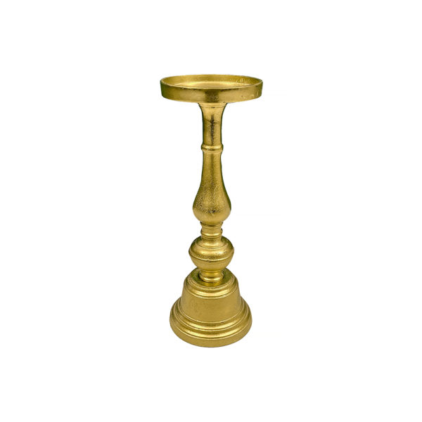 9990303 - Large Gold Candle Holder