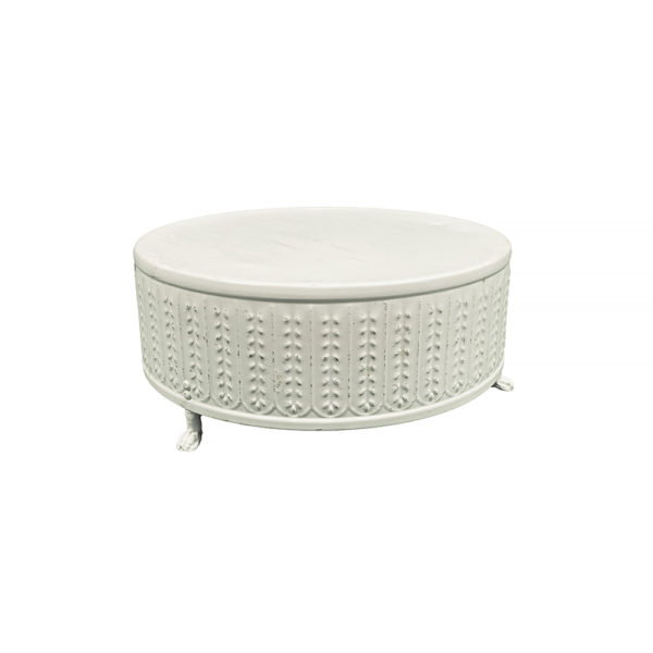 9990309 - White Metal Cake Riser