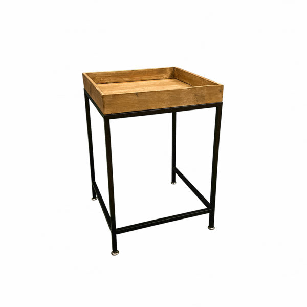 9990318.1 - Short Wood Top Nesting End Table - S/2