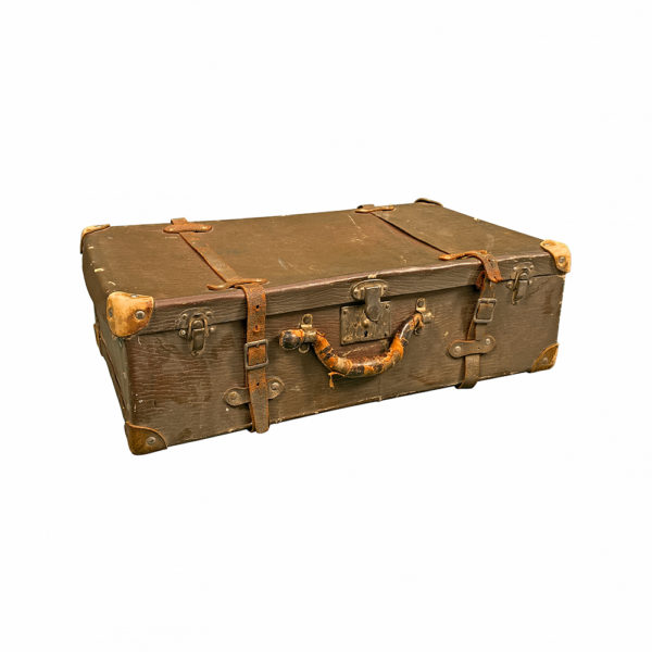 9990333 - Vintage Brown Suitcase