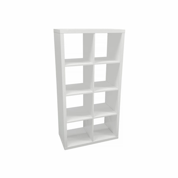 9990323 - 8 Cubby White Shelf