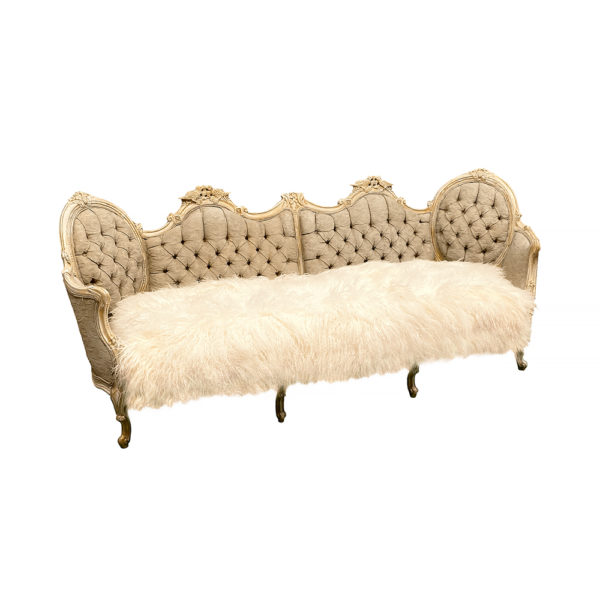 9990362 - French Antique Bird Back Sofa
