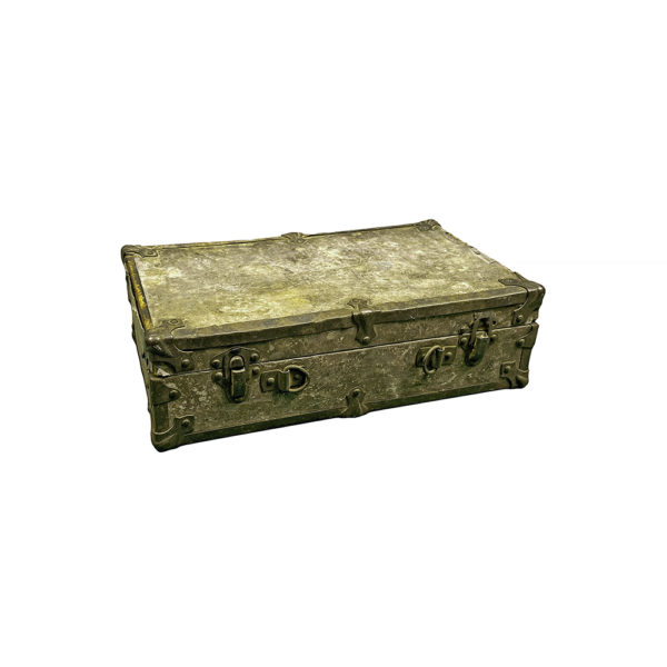 9990365 - Vintage Metal Suitcase